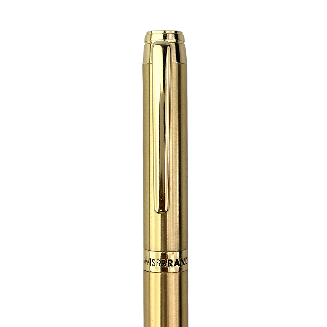 Legacy Aurelius Glossy Gold Metal Rollerball Pen