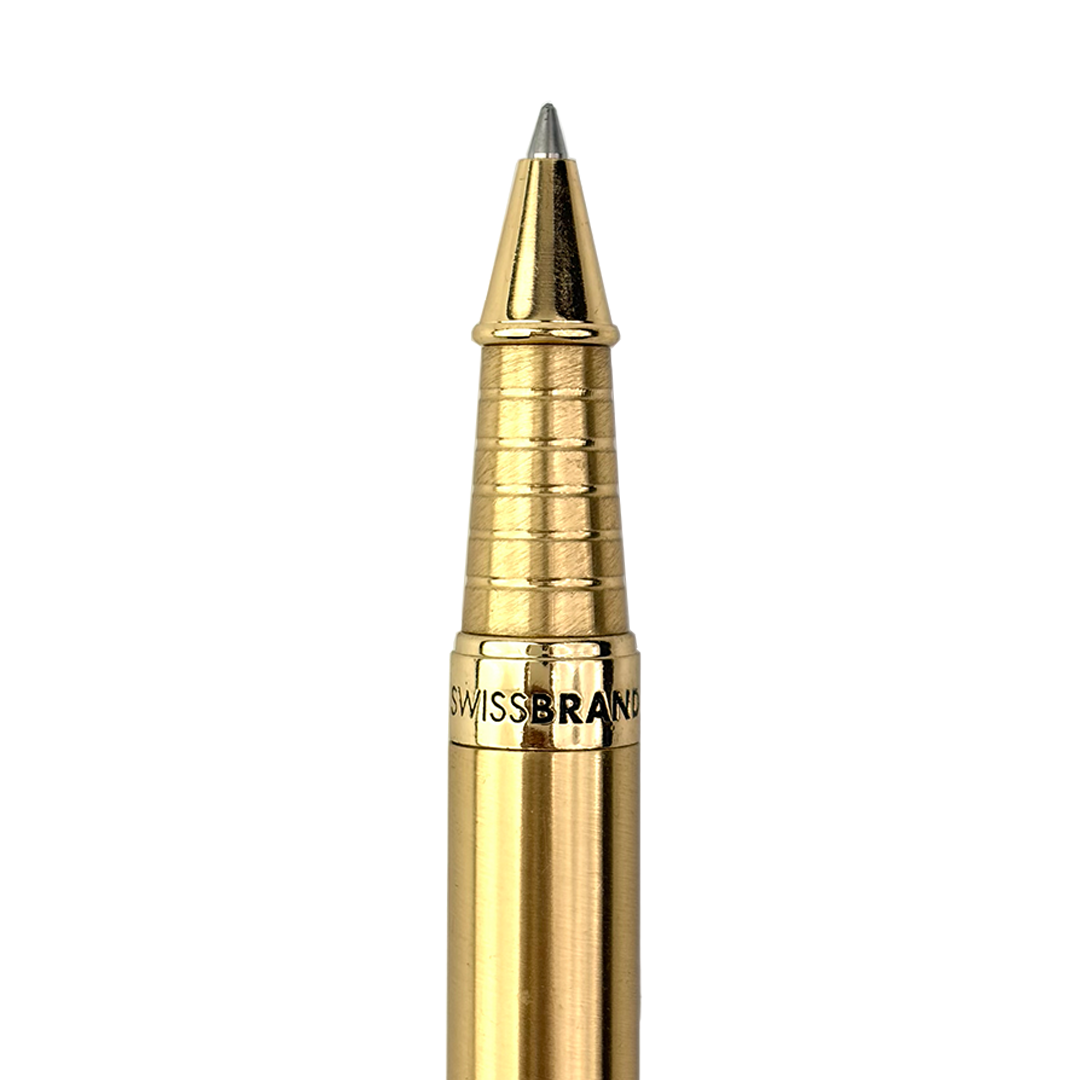 Legacy Aurelius Glossy Gold Metal Rollerball Pen