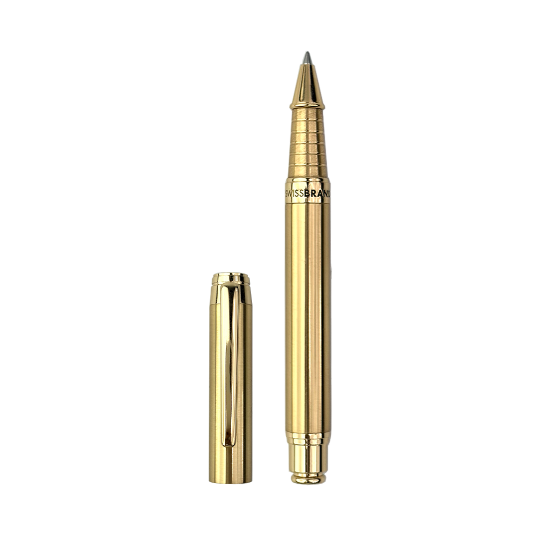 Legacy Aurelius Glossy Gold Metal Rollerball Pen