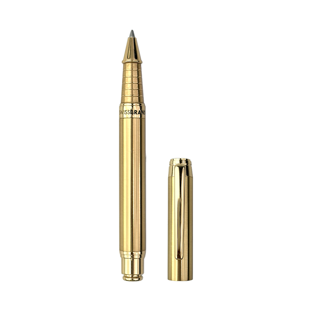 Legacy Aurelius Glossy Gold Metal Rollerball Pen
