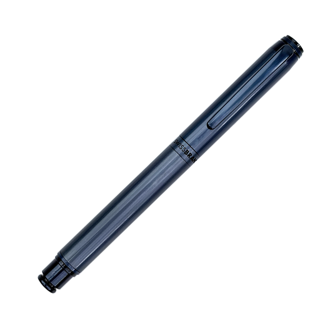 Legacy Azure Matte Blue Metal Rollerball, Ballpoint & Fountain Pen Set