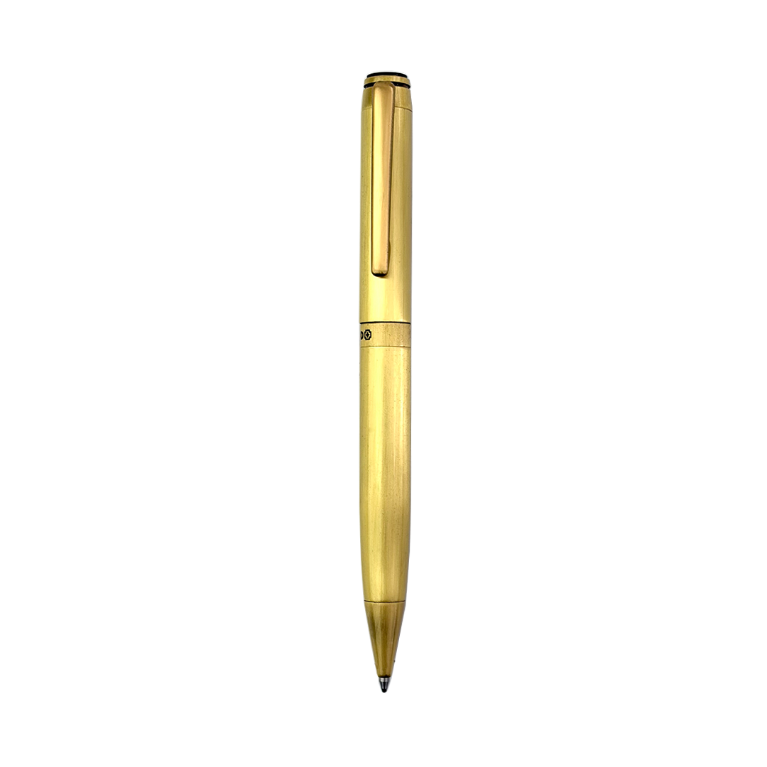 Legacy Imperial Matte Gold Metal Rollerball, Ballpoint & Fountain Pen Set