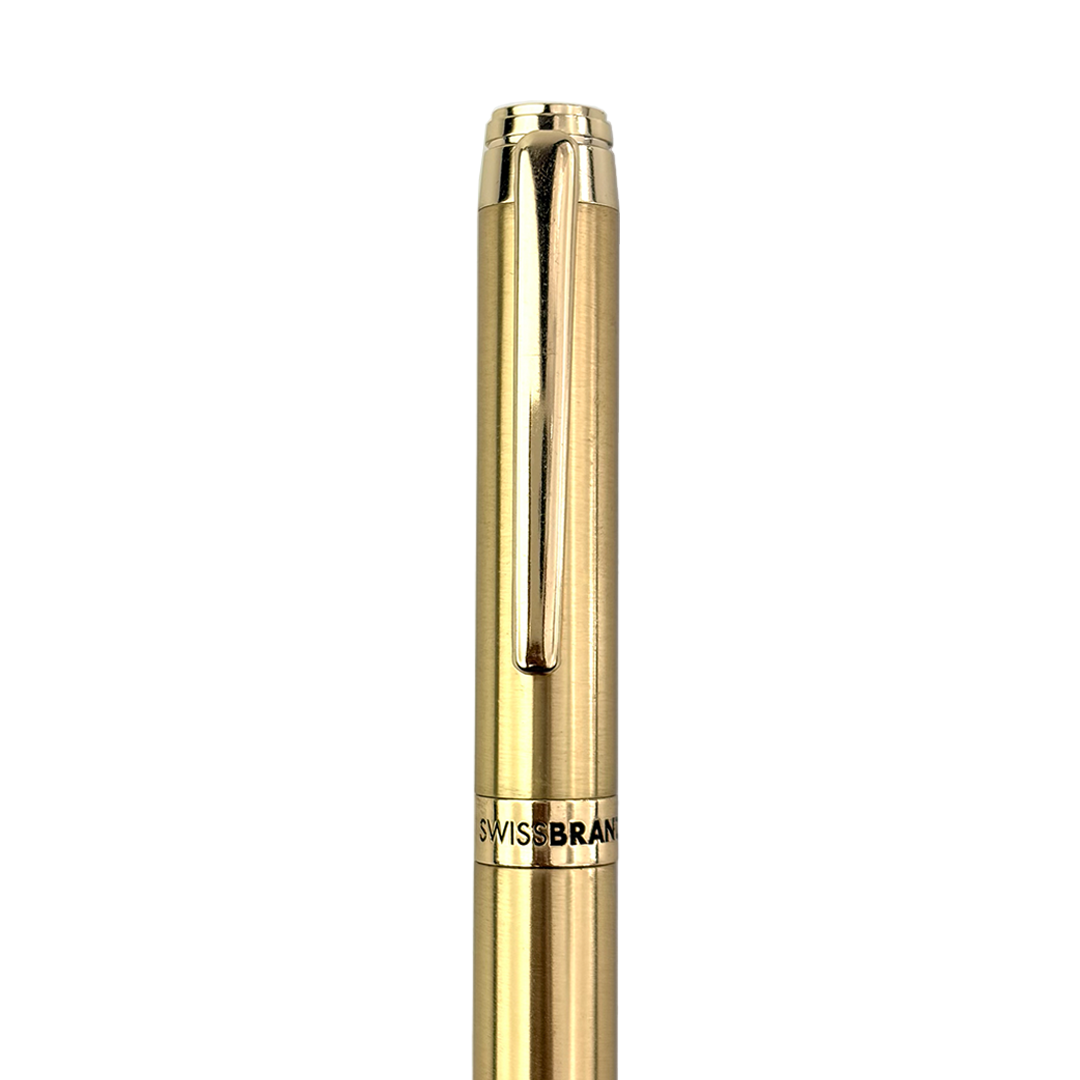 Legacy Aurelius Glossy Gold Metal Fountain Pen