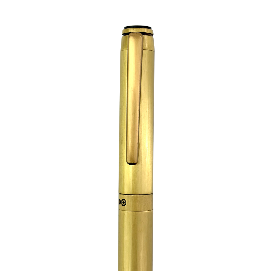 Legacy Imperial Matte Gold Metal Rollerball, Ballpoint & Fountain Pen Set