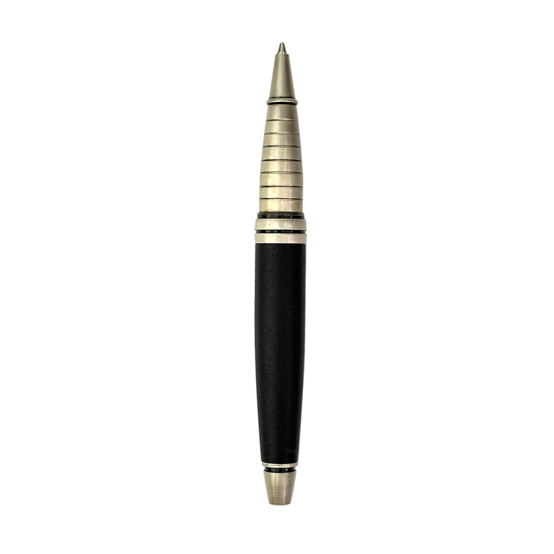 SWISSBRAND Vivid Matte black Ballpoint Pen with trim - Pack of 2