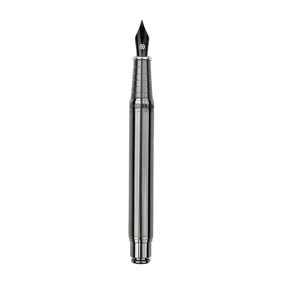 Legacy Titan Gunmetal Finish Metal Rollerball, Ballpoint & Fountain Pen Set