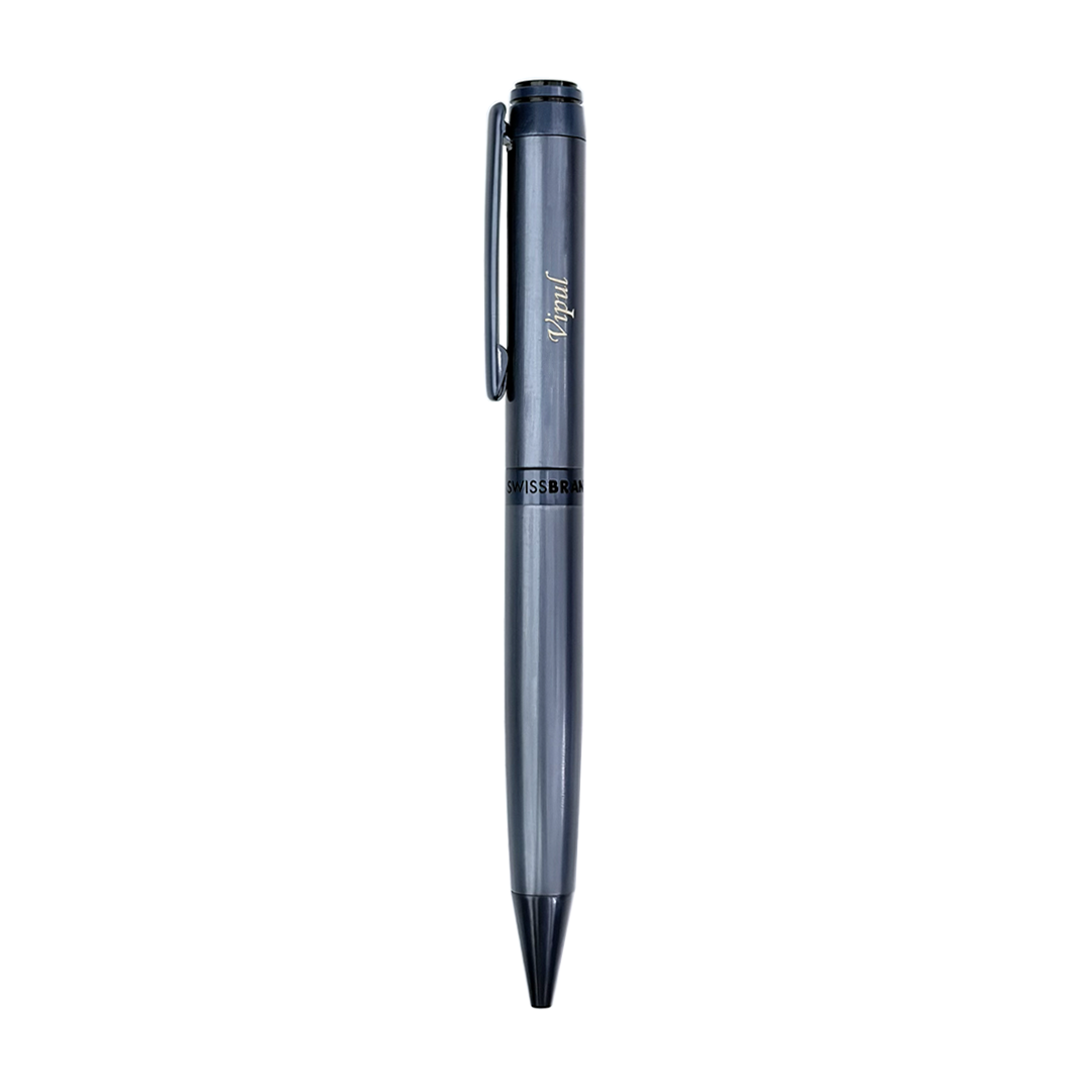 Legacy Azure Matte Blue Metal Rollerball, Ballpoint & Fountain Pen Set