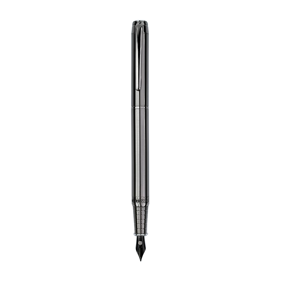 Legacy Titan Gunmetal Finish Metal Rollerball, Ballpoint & Fountain Pen Set
