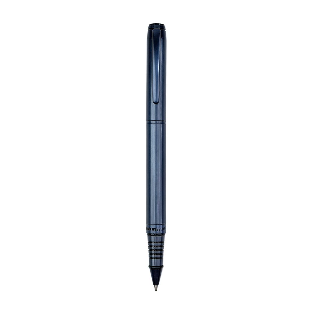 Legacy Azure Matte Blue Metal Rollerball, Ballpoint & Fountain Pen Set