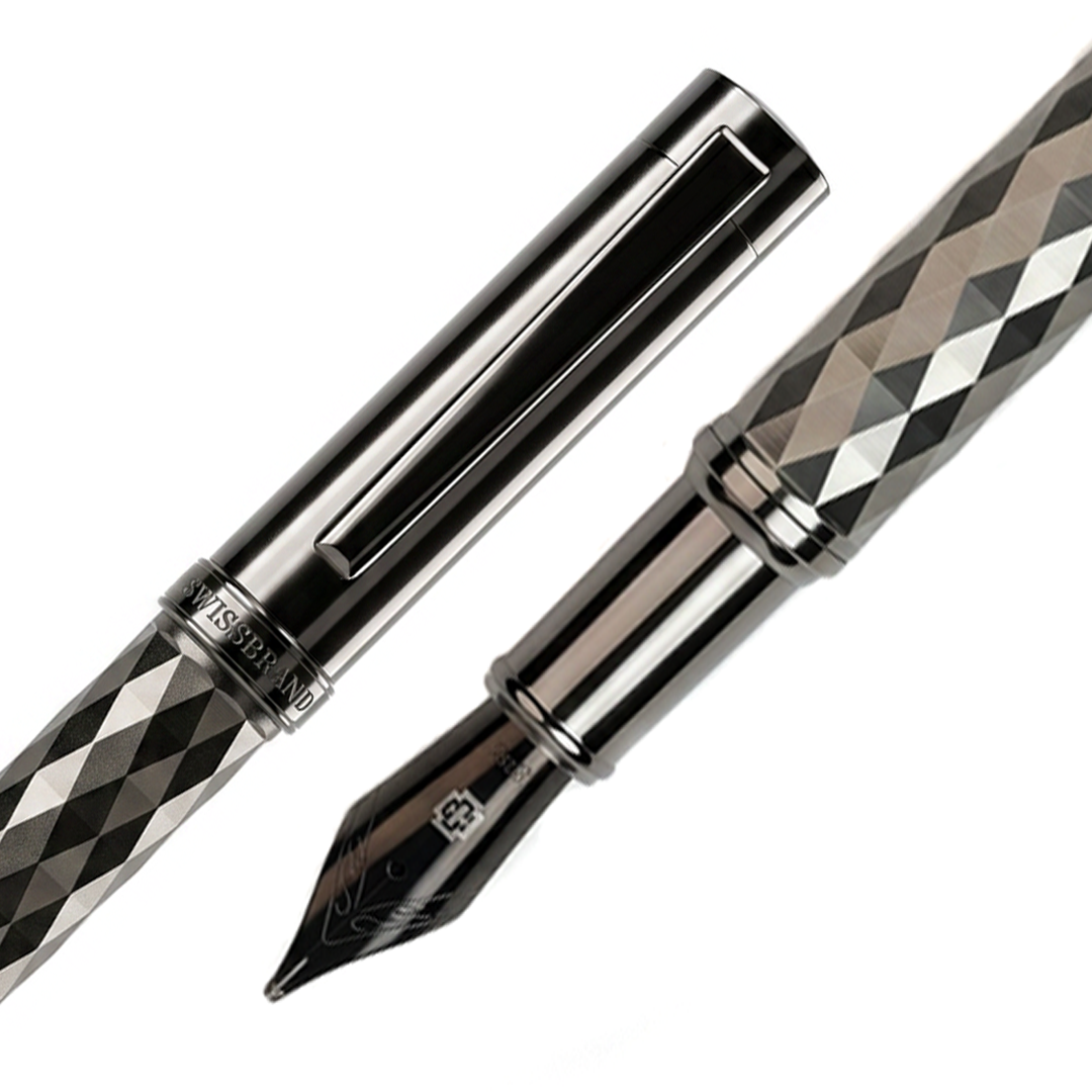 Ashler Crest Ballpoint, Rollerball & Fountain Pen Set