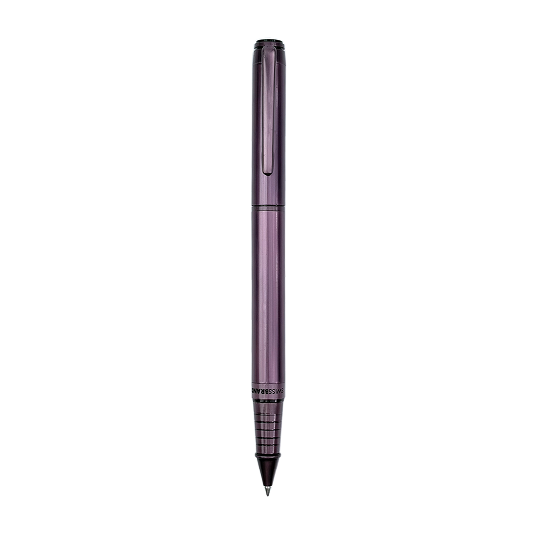 Legacy Regalia Matte Purple Metal Rollerball & Ballpoint Pen Set