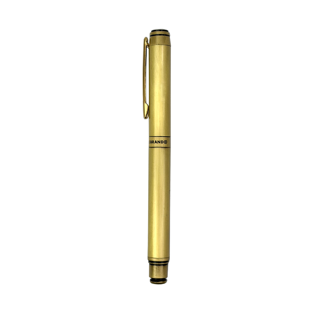 Legacy Imperial Matte Gold Metal Rollerball & Fountain Pen Set