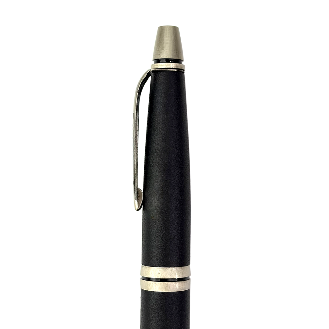 SWISSBRAND Vivid Matte black Ballpoint Pen with trim - Pack of 2