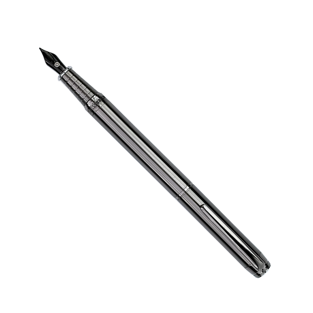 Legacy Titan Gunmetal Finish Metal Rollerball, Ballpoint & Fountain Pen Set