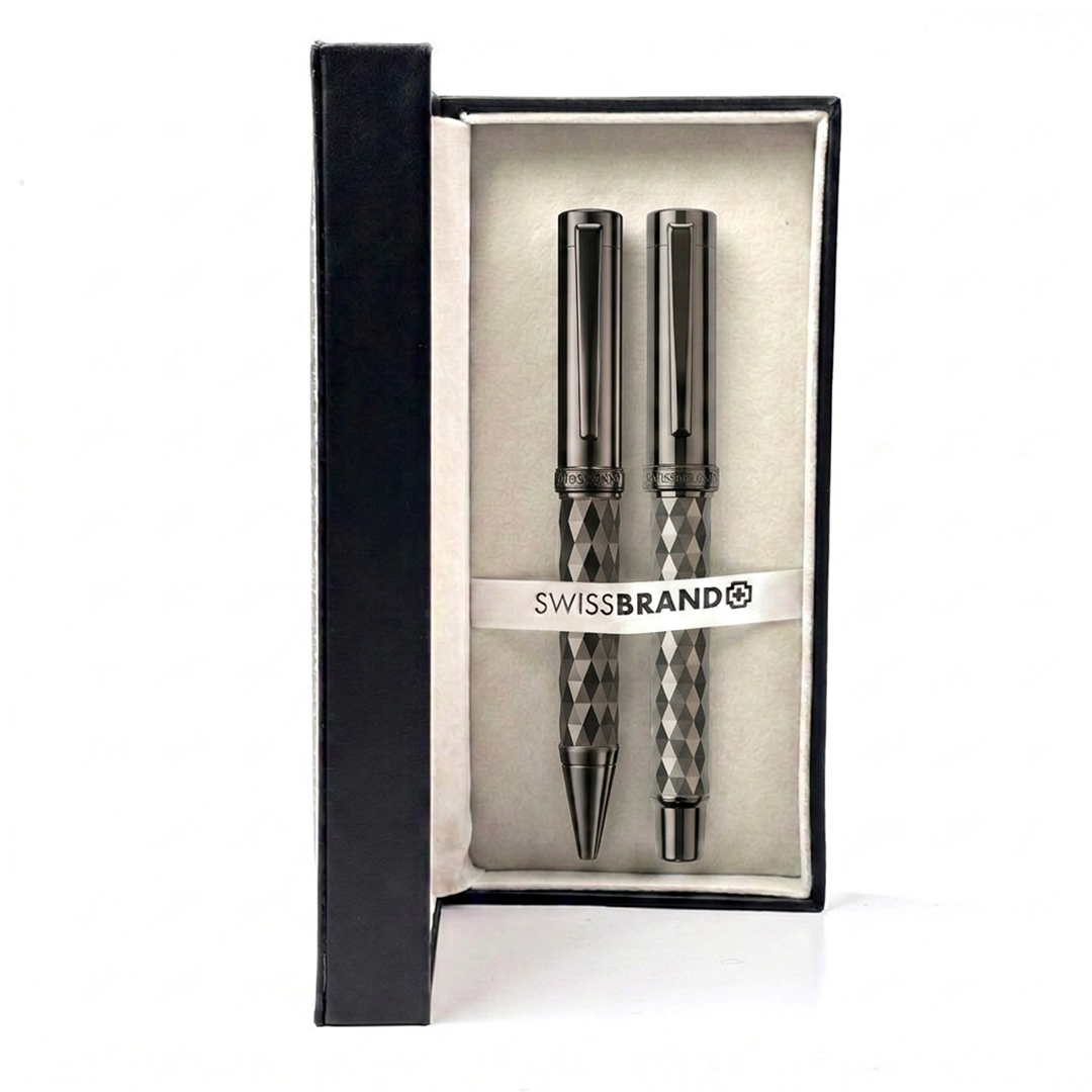 Ashler Crest Rollerball & Ballpoint Pen Set