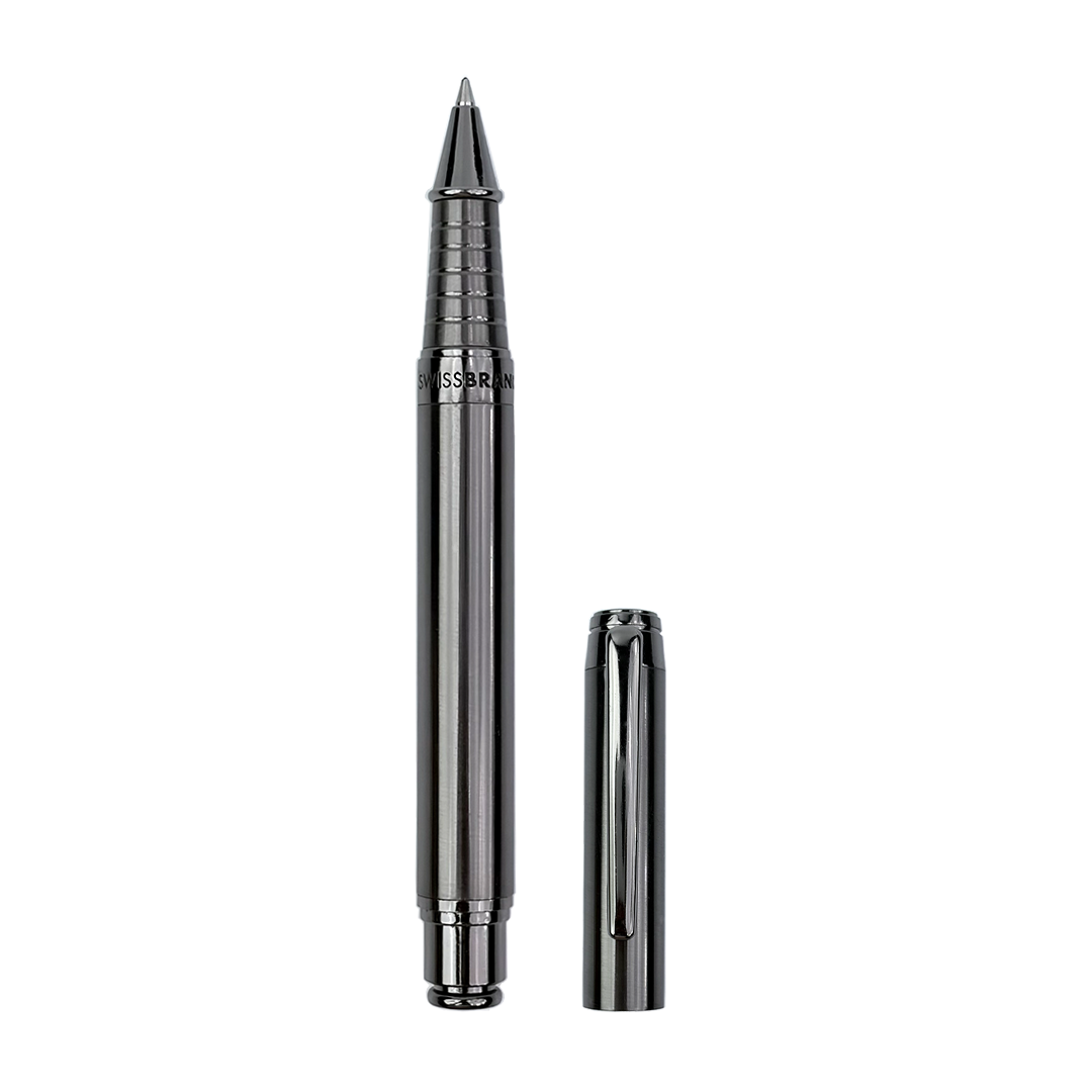 Legacy Titan Gunmetal Finish Metal Rollerball & BallPoint Pen Set