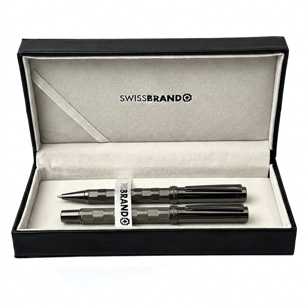 Ashler Tessera Rollerball & Ballpoint Pen Set