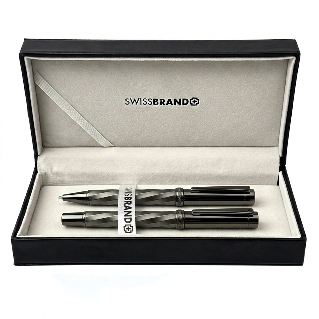 Ashler Arc Rollerball & Ballpoint Pen Set