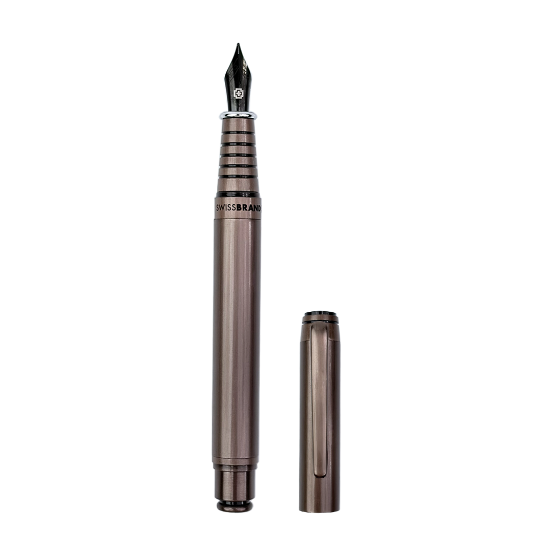 Legacy Terra Matte Brown Metal Fountain Pen