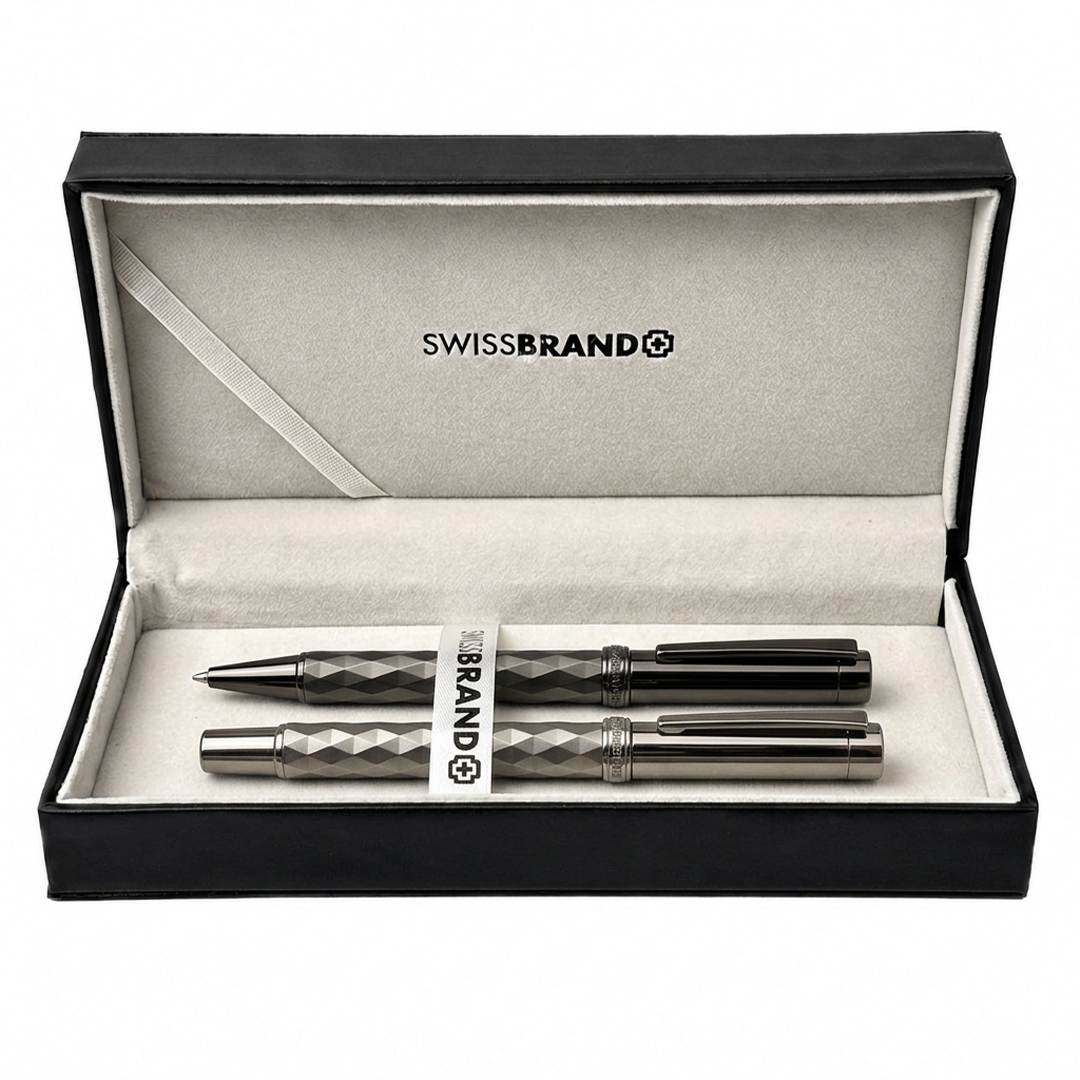 Ashler Crest Rollerball & Ballpoint Pen Set