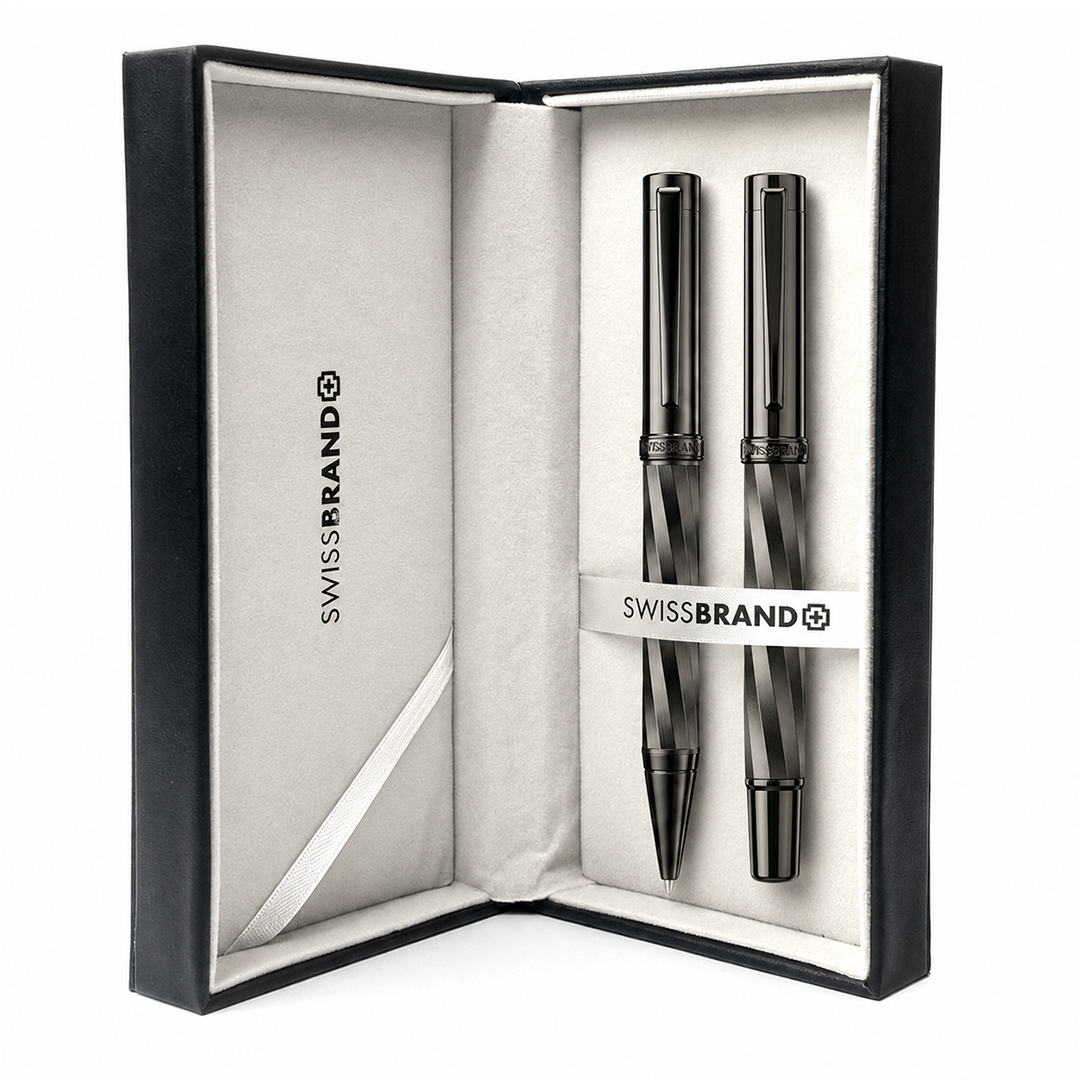 Ashler Arc Rollerball & Ballpoint Pen Set