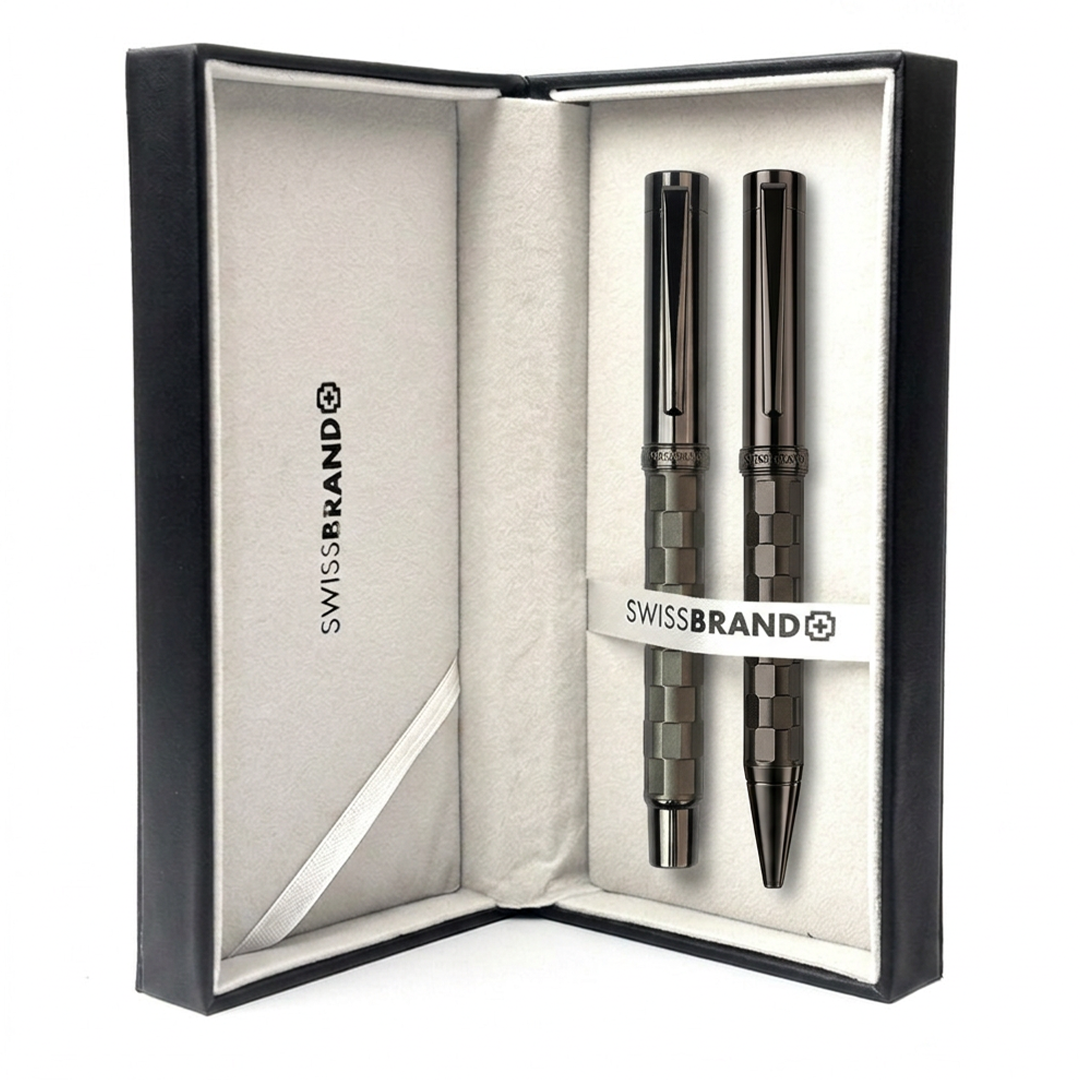 Ashler Tessera Rollerball & Ballpoint Pen Set