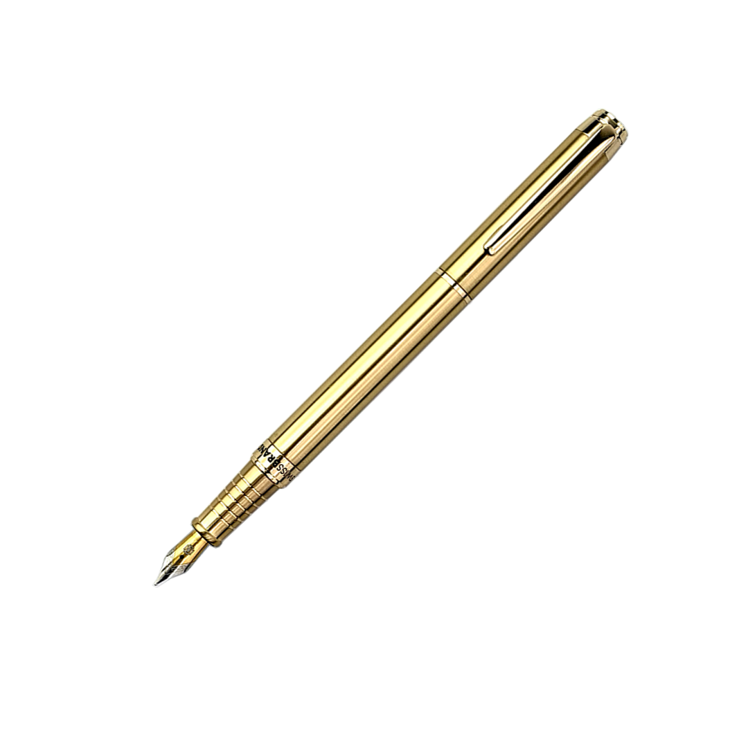 Legacy Aurelius Glossy Gold Metal Fountain Pen
