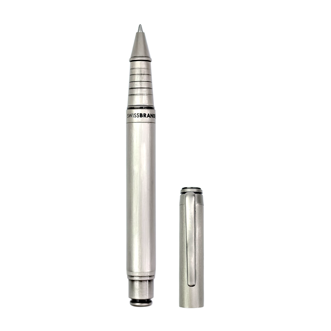 Legacy Graphite Matte Chrome Metal Rollerball Pen