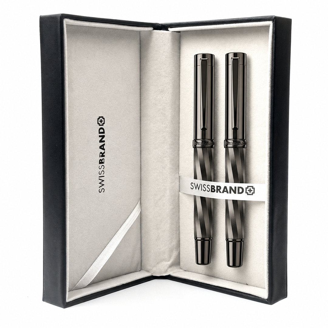 Ashler Arc Rollerball & Fountain Pen Set