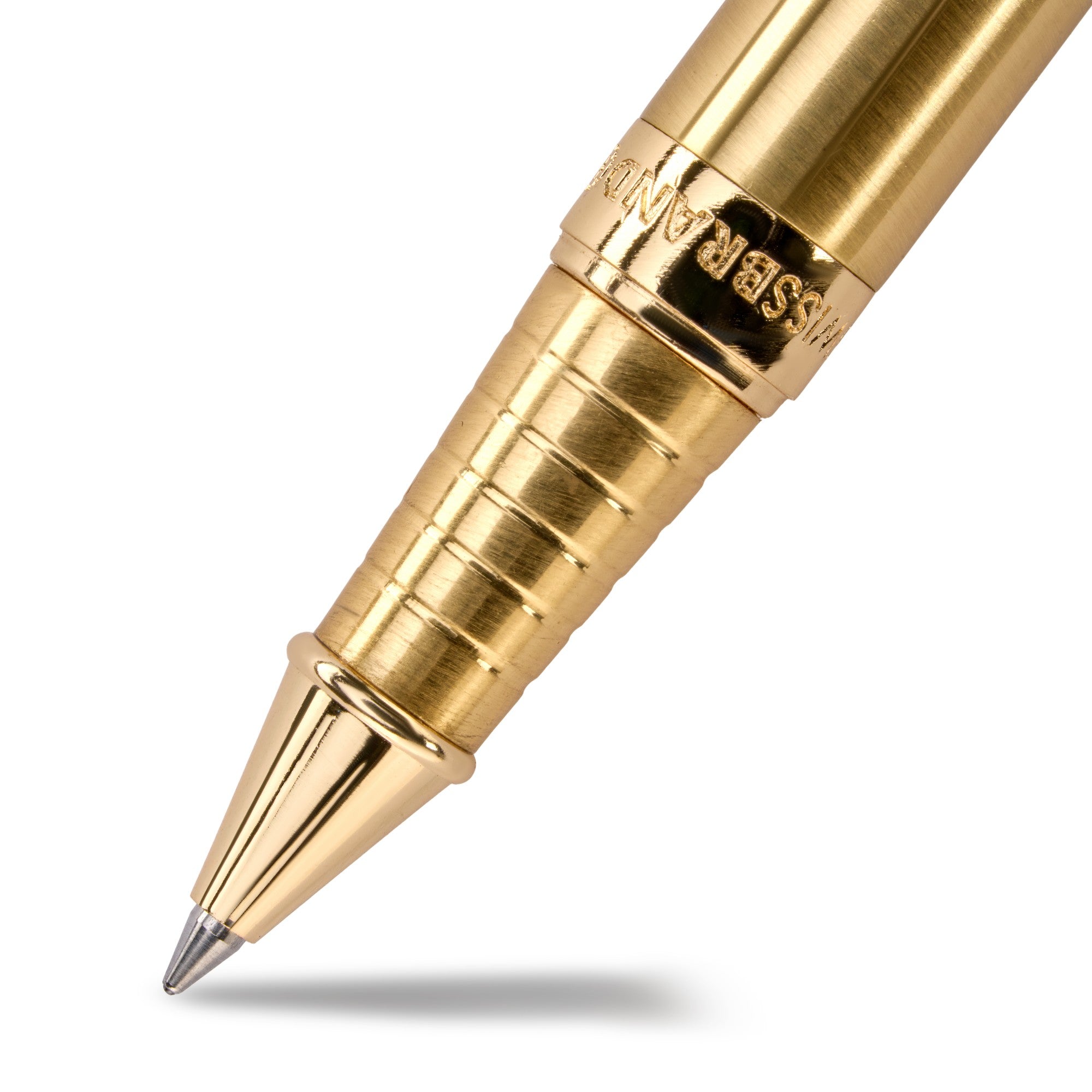 SWISSBRAND Legacy 2504 High - gloss gold lacquer barrel Rollerball Pen with gold trim