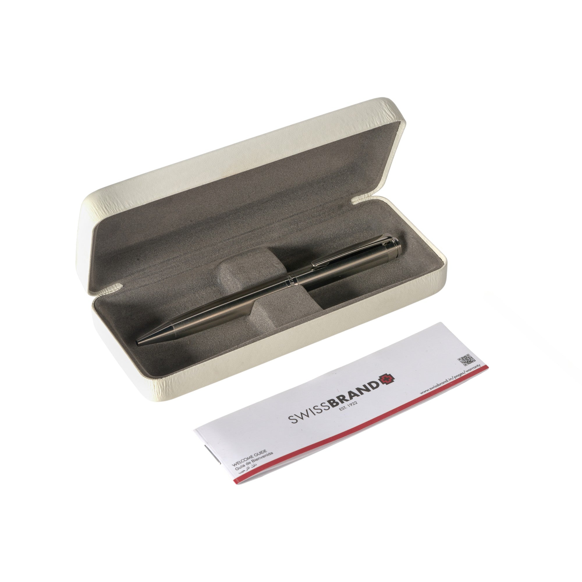 SWISSBRAND Legacy 2505 Gunmetal finish Ballpoint Pen with gunmetal trim