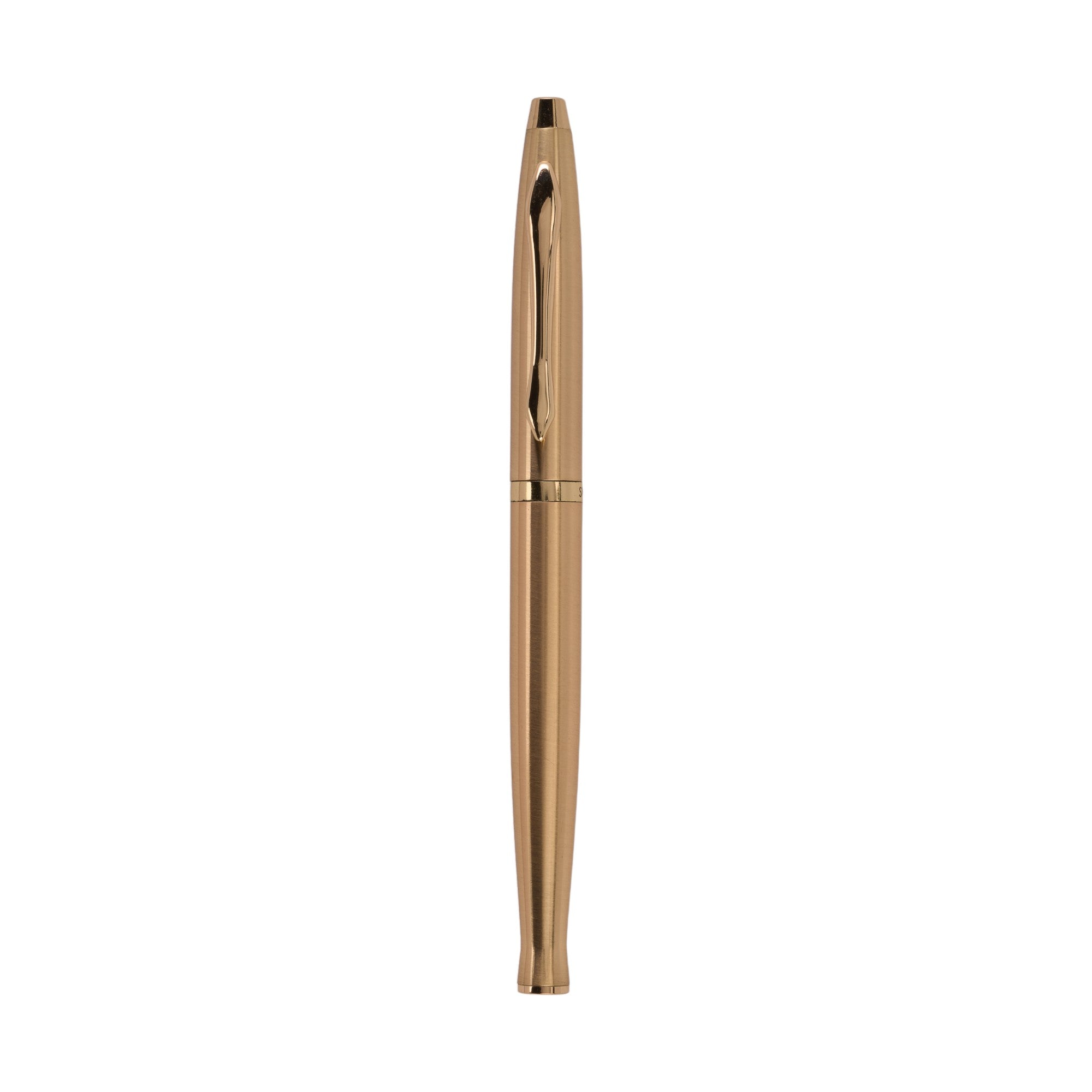 SWISSBRAND Opulent 2520 High-gloss gold lacquer Fountain Pen with gold trim