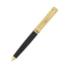 SWISSBRAND Luxe 2603 Black Premium composite diamond-shape Ballpoint Pen with gold trim