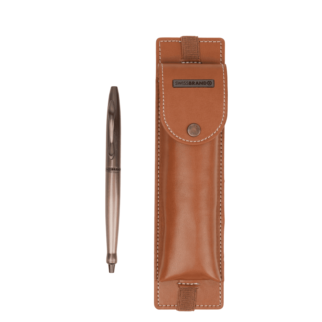 SWISSBRAND Gifting G06 Pen with Tan Color Pen Case