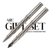 Ashler Arc Rollerball & Fountain Pen Set