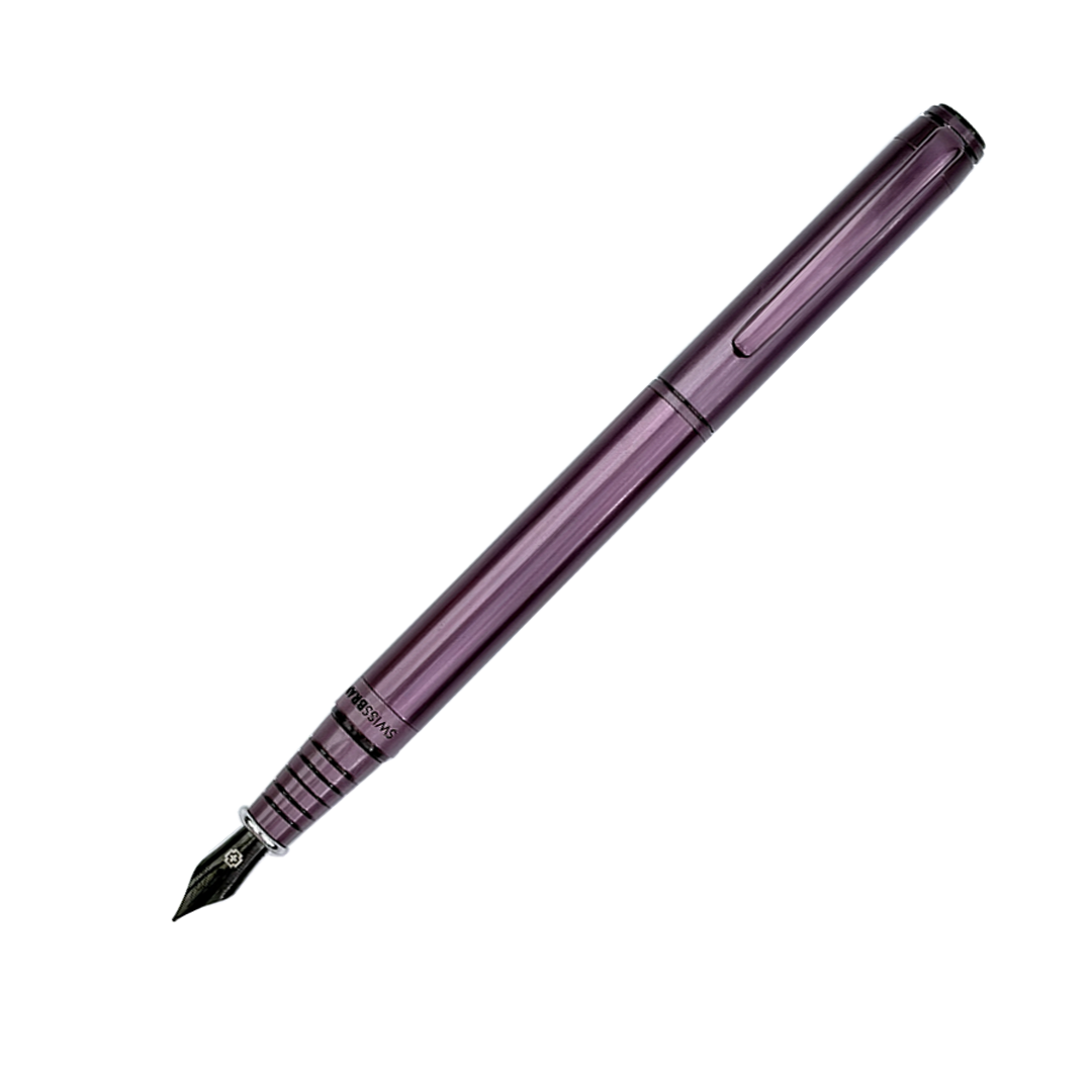 Legacy Regalia Matte Purple Metal Fountain Pen