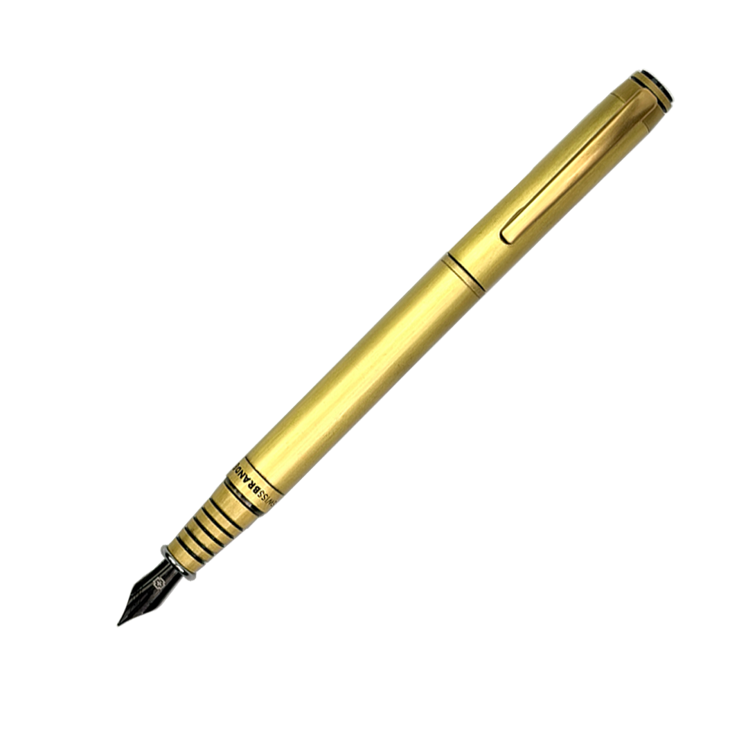 Legacy Imperial Matte Gold Metal Fountain Pen