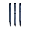 Legacy Azure Matte Blue Metal Rollerball, Ballpoint & Fountain Pen Set