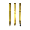 Legacy Imperial Matte Gold Metal Rollerball, Ballpoint & Fountain Pen Set