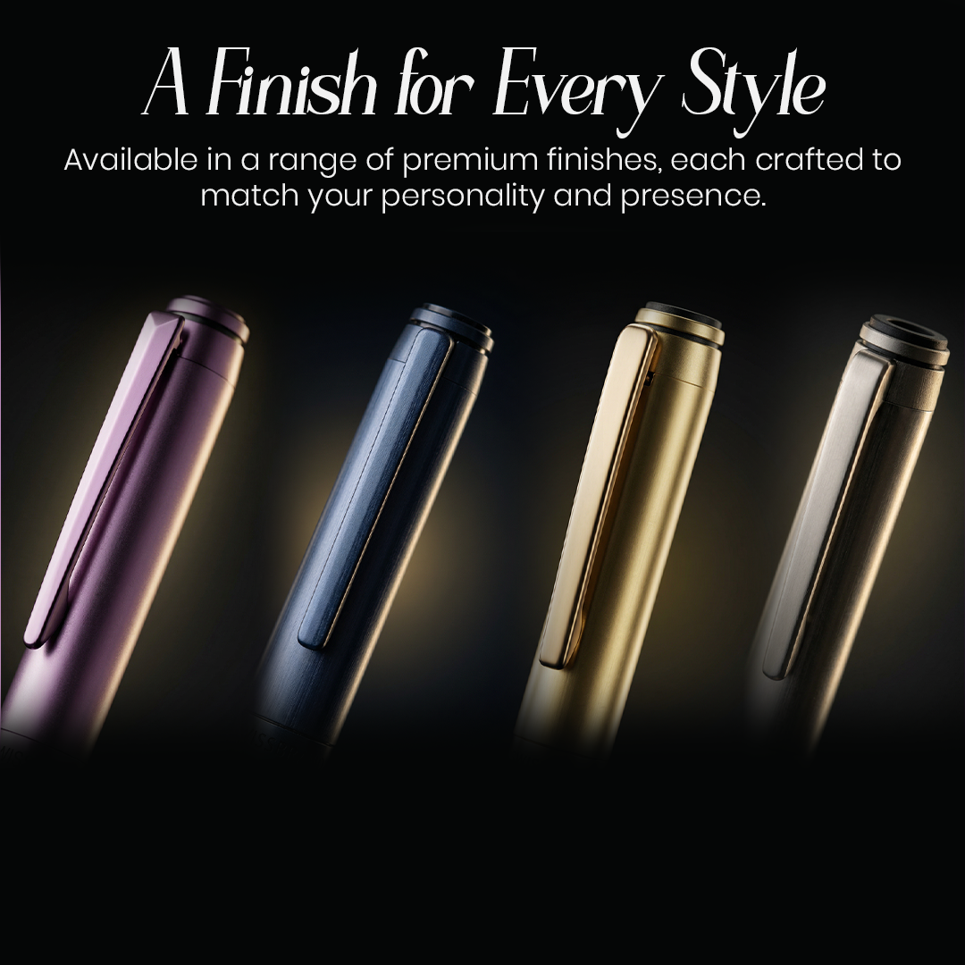 Legacy Noir Matte Black Metal Fountain Pen