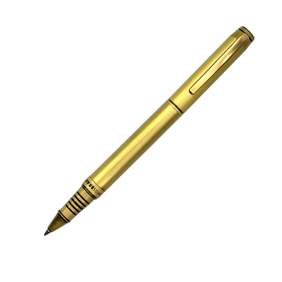 Legacy Imperial Matte Gold Metal Rollerball Pen