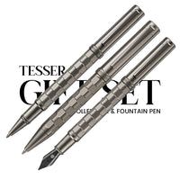Ashler Tessera Ballpoint, Rollerball & Fountain pen Set