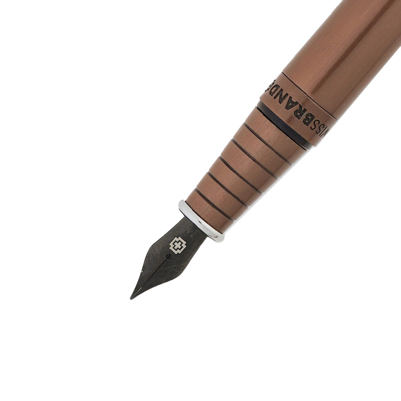 SWISSBRAND Legacy 2502 Matte brown Fountain Pen with brown trim