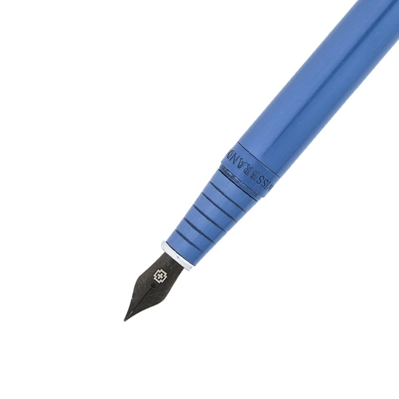 SWISSBRAND Legacy 2503 Matte blue Fountain Pen with blue trim