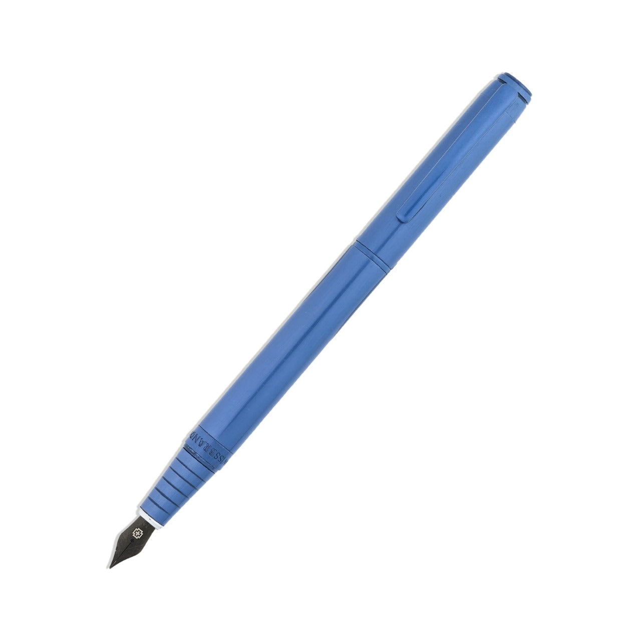 SWISSBRAND Legacy 2503 Matte blue Fountain Pen with blue trim