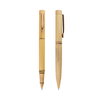 SWISSBRAND Zenith 2508 Matte gold Rollerball & Ballpoint Pen Set with gold trim