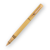 SWISSBRAND Zenith 2508 Matte gold Rollerball Pen with gold trim